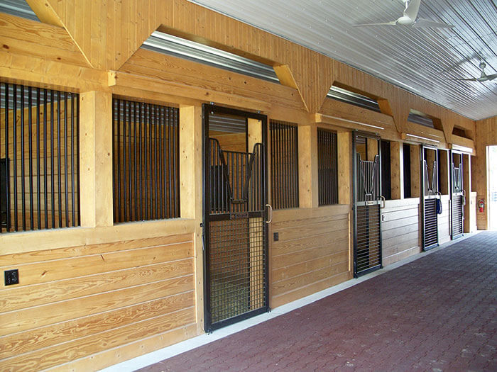 custom horse stall doors
