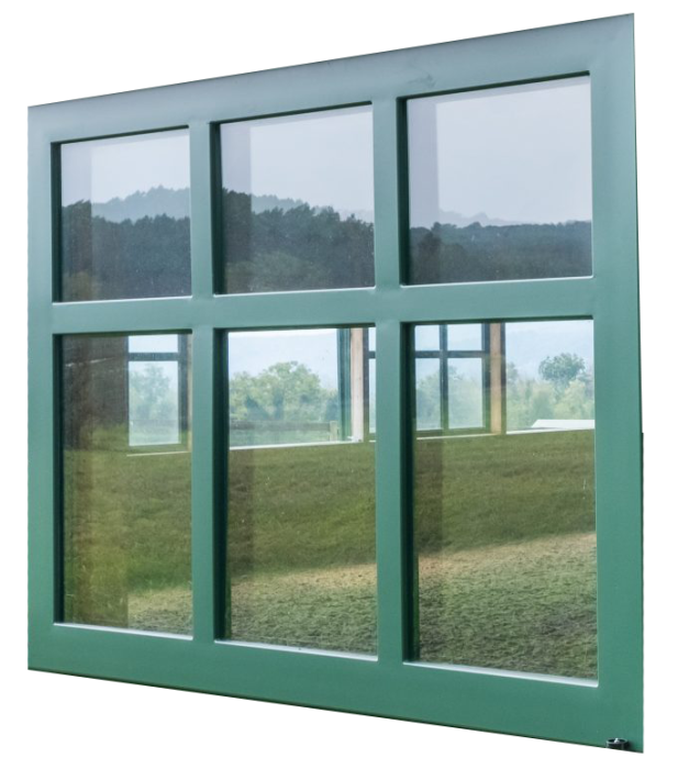 A horse arena window