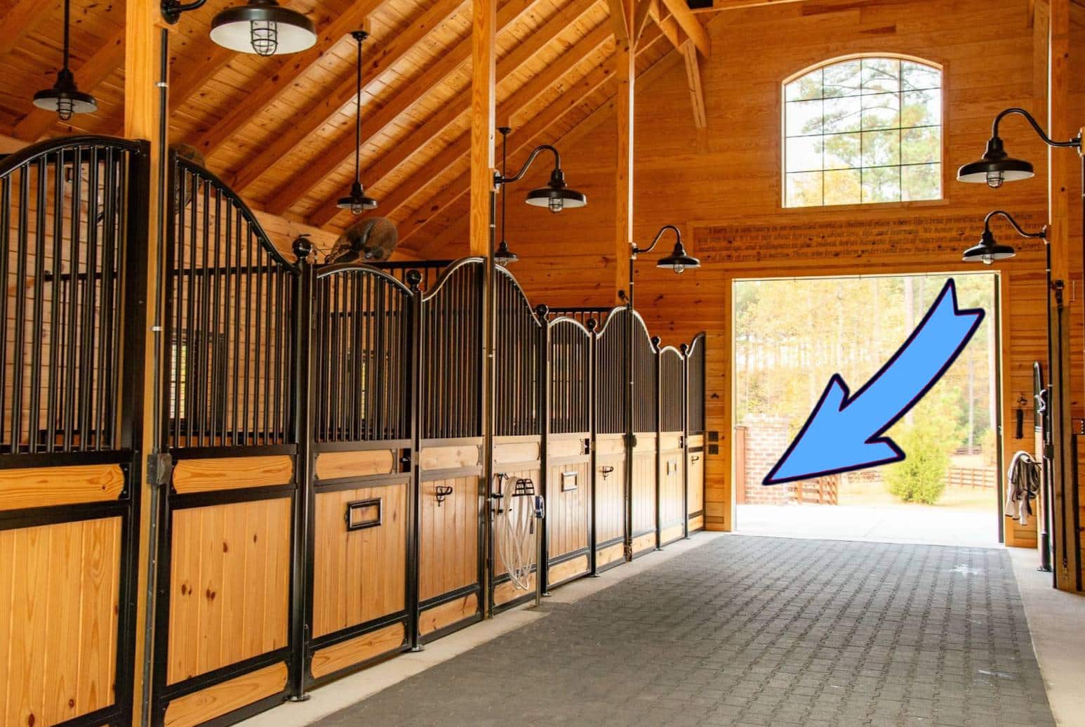Horse barn ventilation