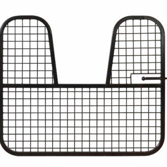 Protective stall grill with mesh design, ideal for stall doors. Available in various finishes and custom colors.
