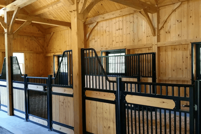 Horse barn interior design