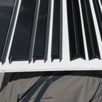 1.5", 2", 3" channel chew guards. 2", 1.5", 1", and .75" angle chew guards, available in 8' lengths.