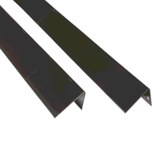 Sliding door track covers, available in over 30 powder coated colors.