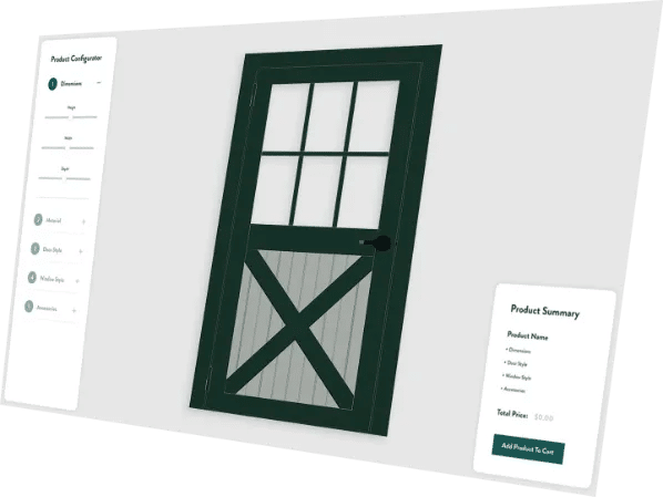 Design your own entry doors for your barn many options for finish, color, and insulation.
