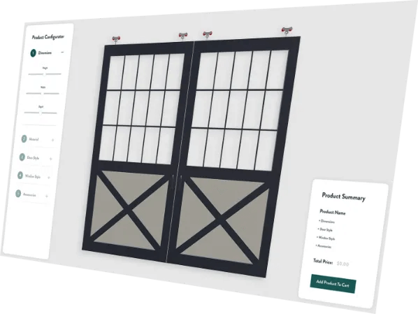 Design your own sliding barn doors for your barn many options for finish, color, and insulation.