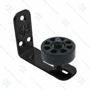 Small Powder Coated Sliding Door Floor Guide – Adjustable Stay Roller for Sliding Doors