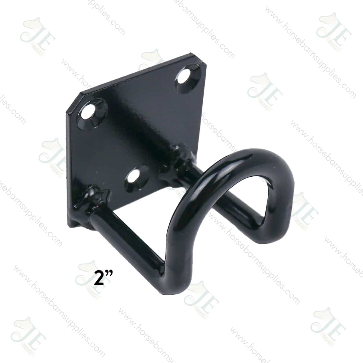 2" Powder Coated Steel Stall Door Stop