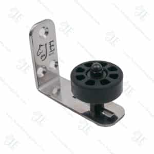 Small Sliding Barn Door Bottom Guide – Polished Stainless Steel Stay Roller for Sliding Doors