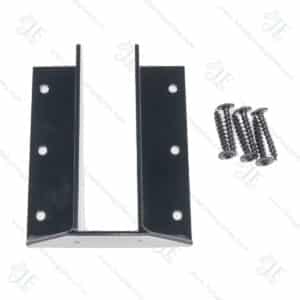2x6 Powder-Coated Steel Stall Guard Barricade Bracket (Jamb Mount)