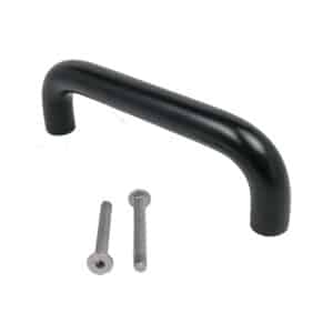 9" Black Powder Coated Aluminum Door Pull