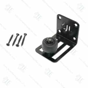 J&E Large Adjustable Powder Coated Stay Roller for Sliding Barn Doors