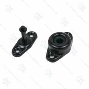 Powder-Coated Steel Dutch Door & Window Holdback Set (Male/Female)