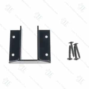 2x4 Powder-Coated Steel Stall Guard Barricade Bracket (Jamb Mount)