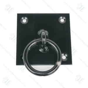 Plate-Mounted Cross Tie Ring (Powder-Coated)