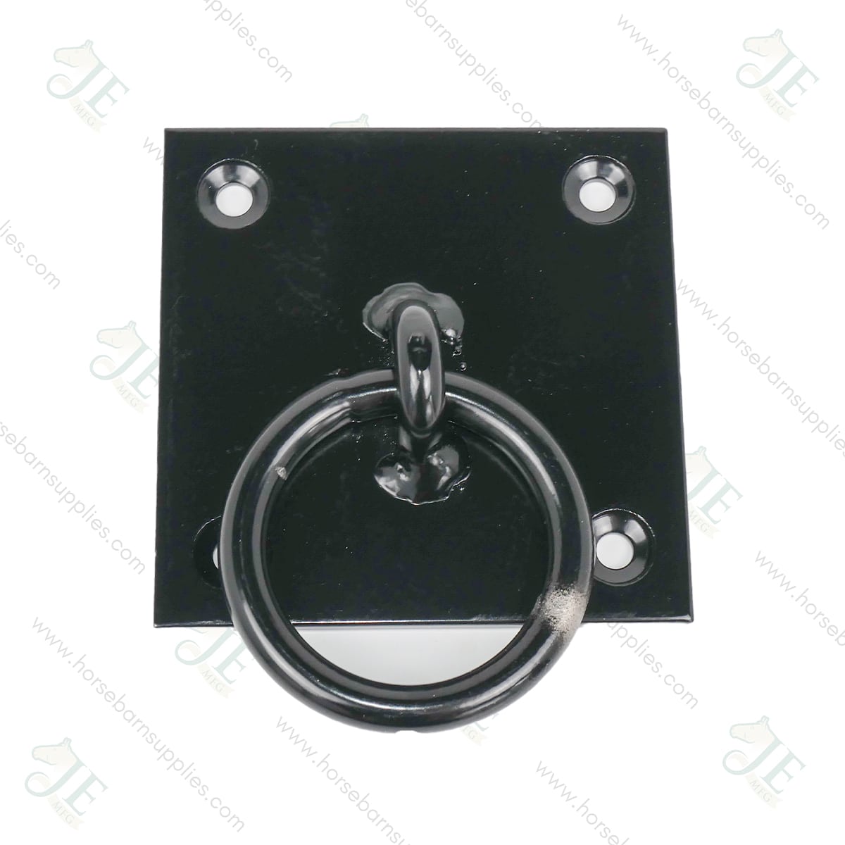 Plate-Mounted Cross Tie Ring (Powder-Coated)