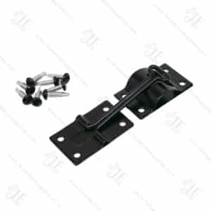 Black Stainless Steel T-Holder for Dutch Doors and Windows