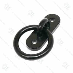 Cross Tie Ring (Powder-Coated) Mounted on Small Plate